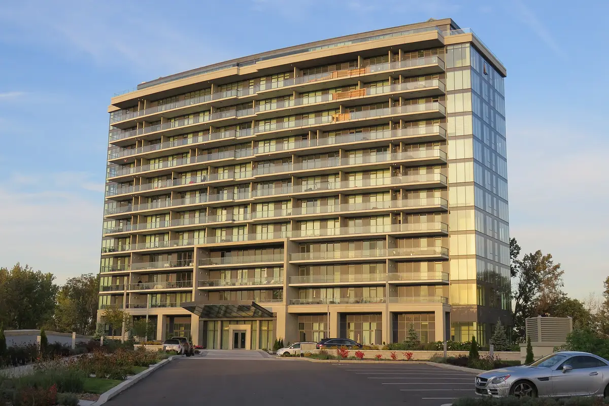 Condominium building on Île Paton, Chomedey, Laval